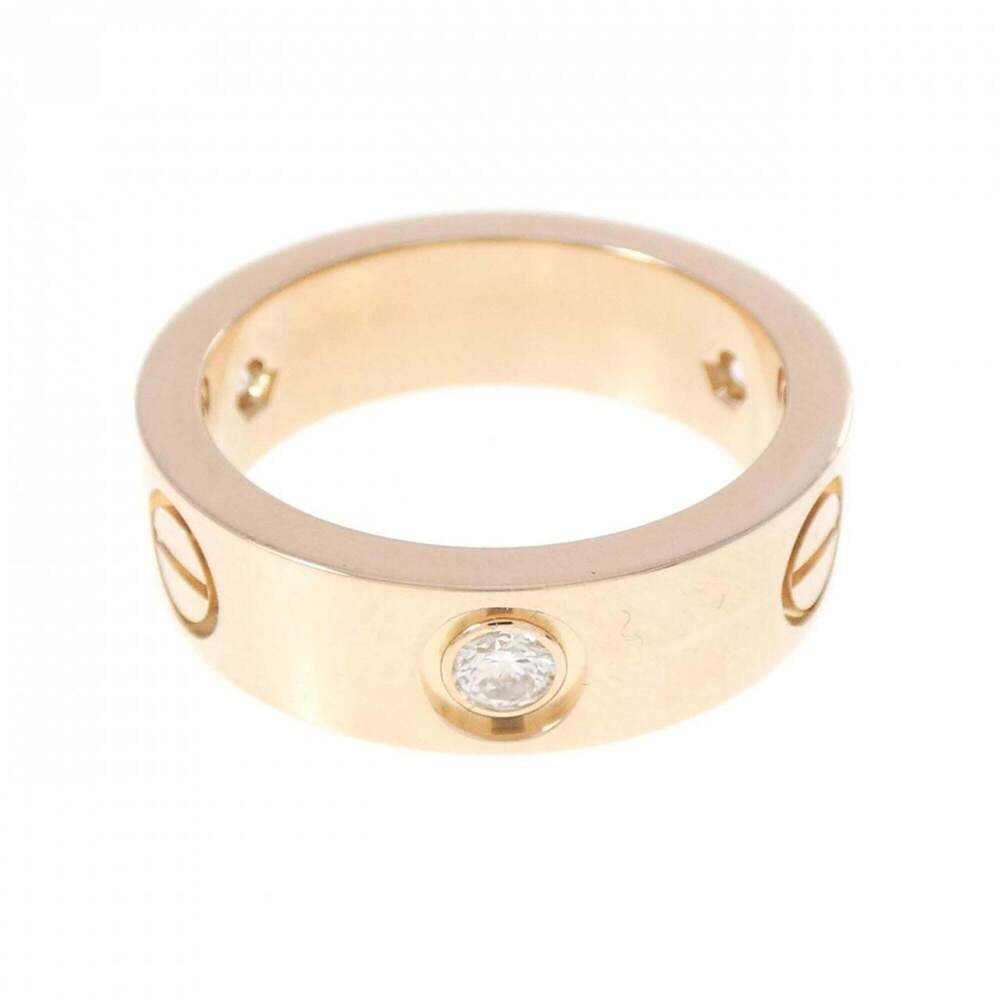 CARTIER Gold Diamond Love Ring - Picture 2 of 5